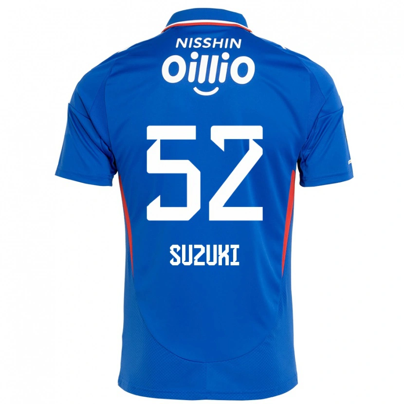 Danxen Homem Camisola Kai Suzuki #52 Azul Royal Branco Principal 2025/26 Camisa