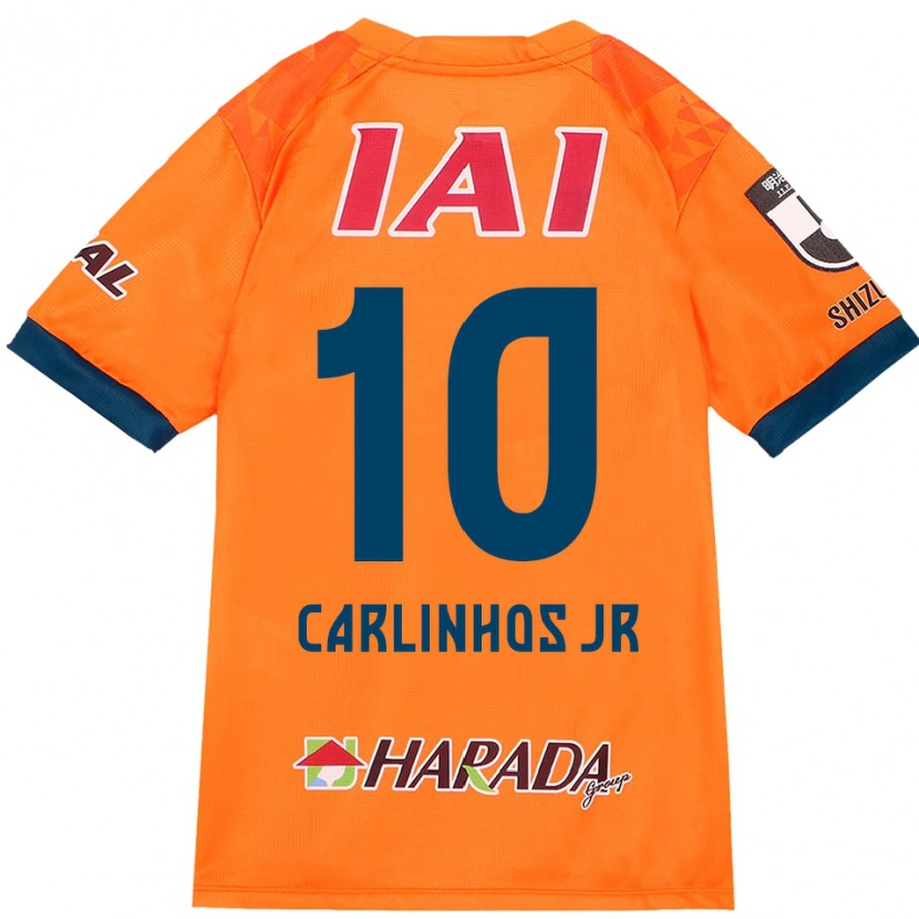 Danxen Homem Camisola Carlinhos Junior #10 Laranja Vermelho Principal 2025/26 Camisa