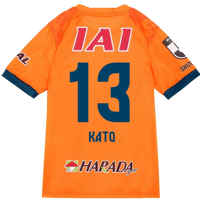 Danxen Homem Camisola Daiya Kato #13 Laranja Vermelho Principal 2025/26 Camisa