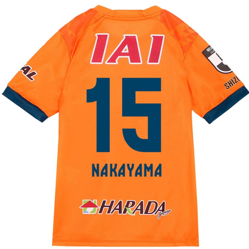 Danxen Homem Camisola Atsuki Nakayama #15 Laranja Vermelho Principal 2025/26 Camisa