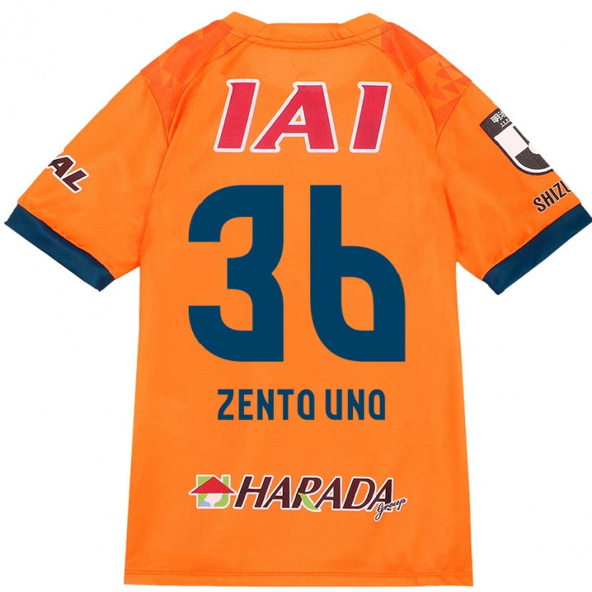 Danxen Homem Camisola Zento Uno #36 Laranja Vermelho Principal 2025/26 Camisa