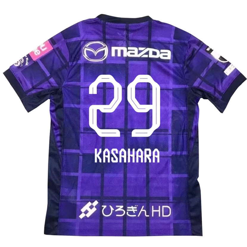 Danxen Homem Camisola Ayano Kasahara #29 Roxo Laranja Principal 2025/26 Camisa