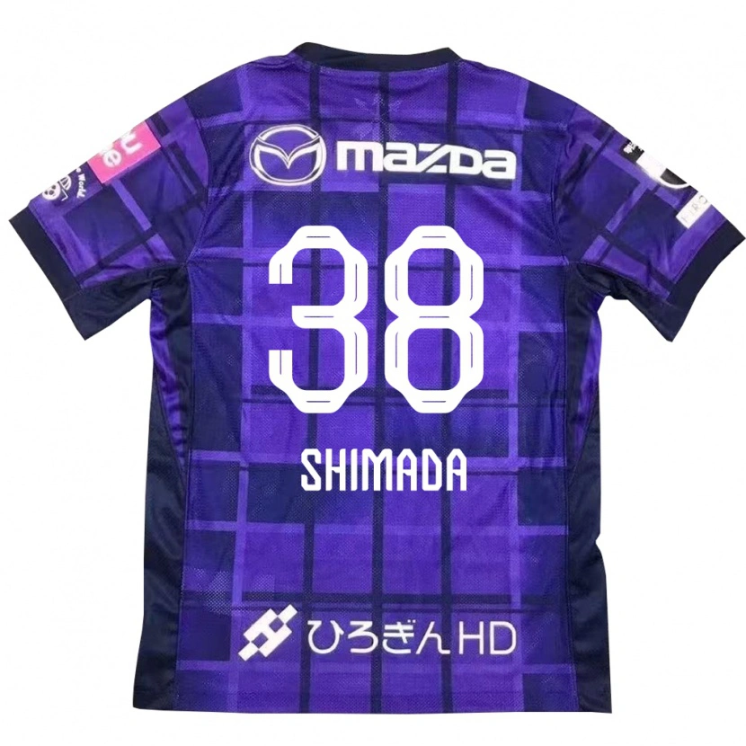 Danxen Homem Camisola Hana Shimada #38 Roxo Laranja Principal 2025/26 Camisa