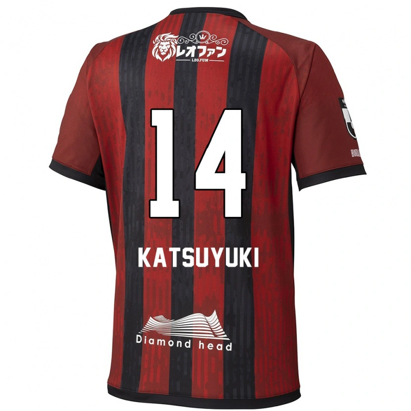 Danxen Homem Camisola Katsuyuki Tanaka #14 Vermelho Preto Principal 2025/26 Camisa