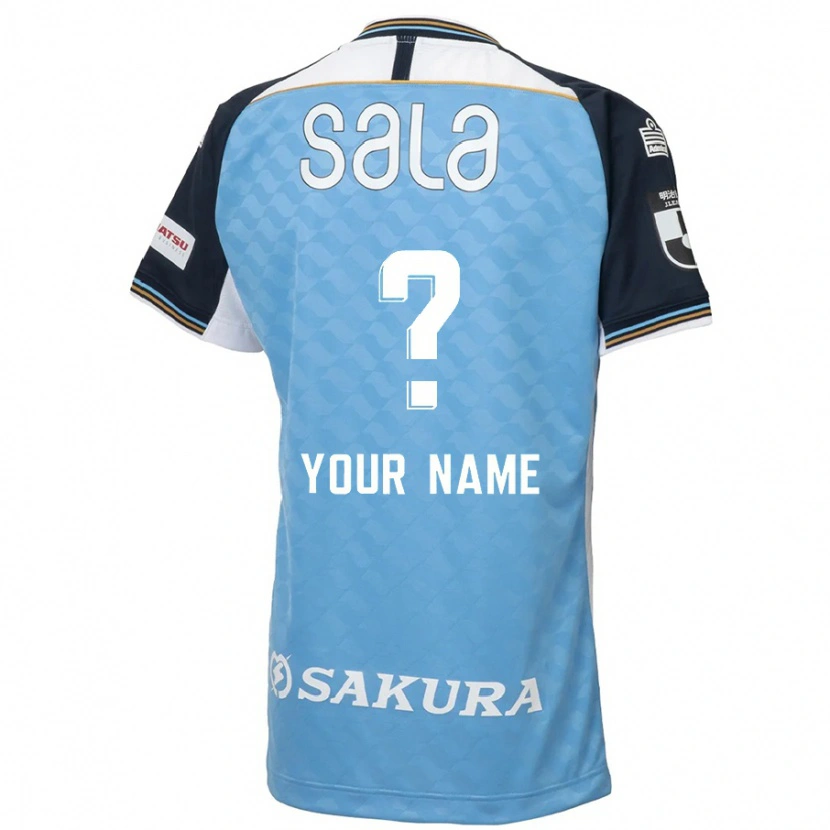 Danxen Homem Camisola Seu Nome #0 Azul Celeste Preto Principal 2025/26 Camisa