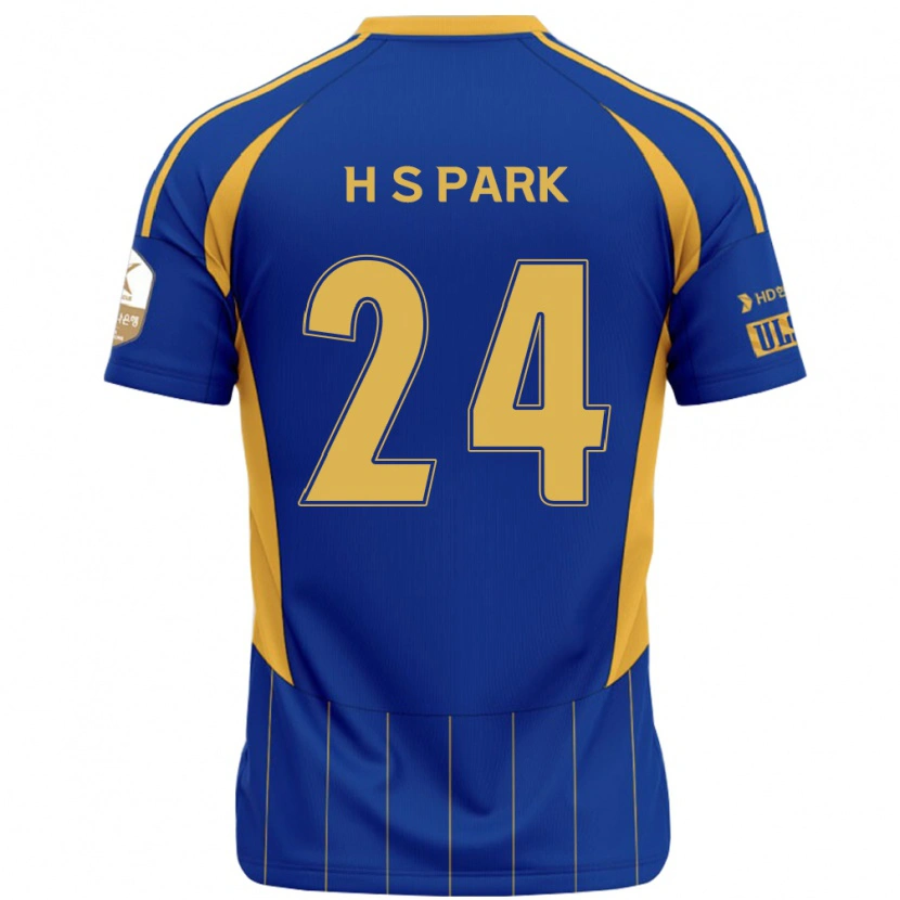 Danxen Homem Camisola Hyun-Soo Park #24 Azul Royal Amarelo Principal 2025/26 Camisa