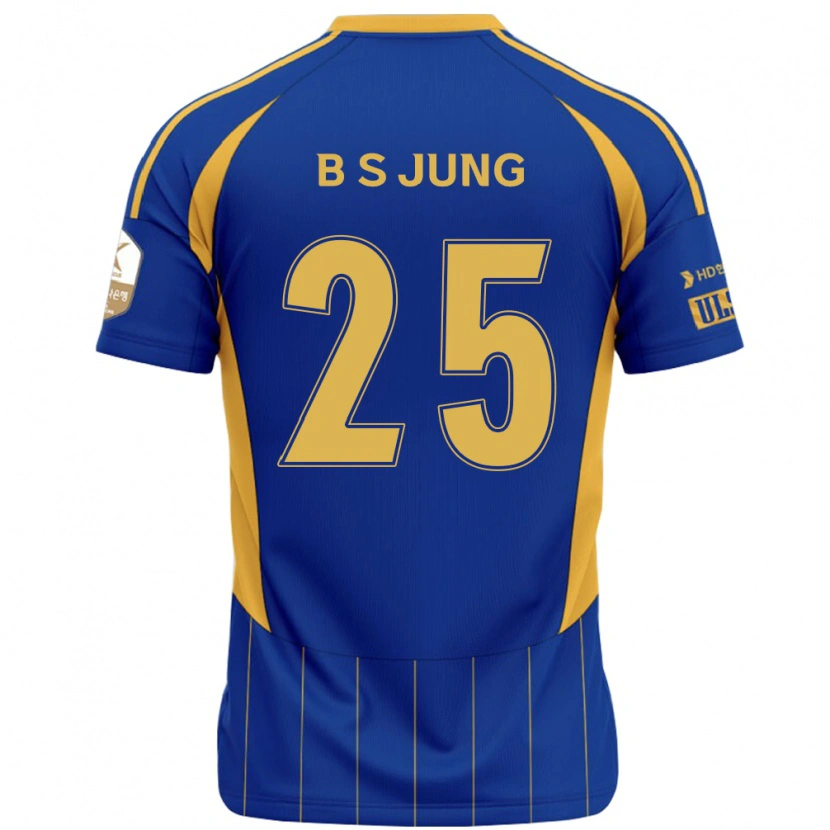 Danxen Homem Camisola Seong-Bin Jung #25 Azul Royal Amarelo Principal 2025/26 Camisa
