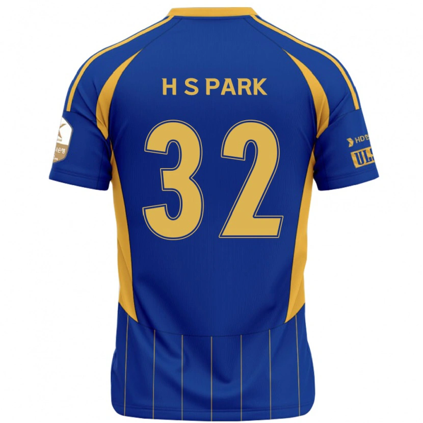 Danxen Homem Camisola Sung-Hyun Park #32 Azul Royal Amarelo Principal 2025/26 Camisa