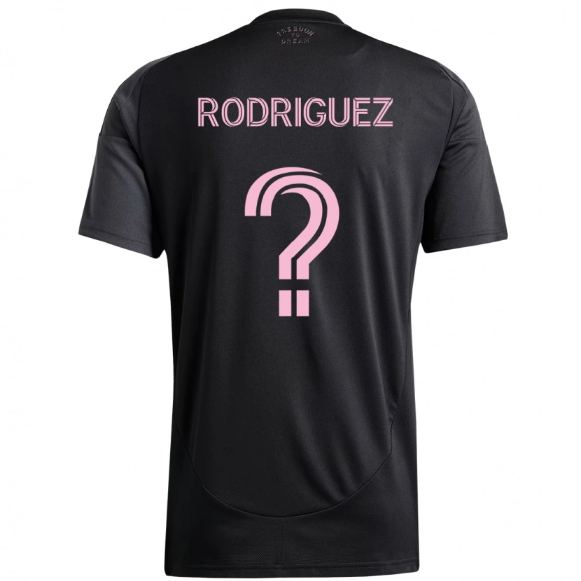 Danxen Homem Camisola Emerson Rodríguez #0 Preto Rosa Alternativa 2025/26 Camisa