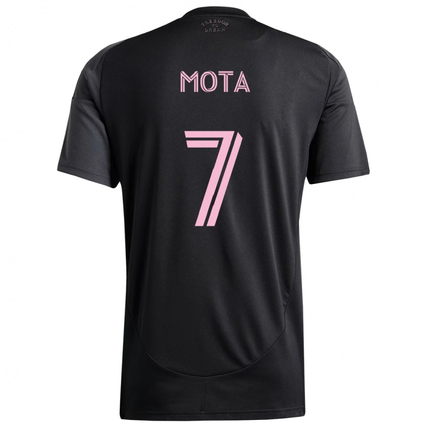 Danxen Homem Camisola Jean Mota #7 Preto Rosa Alternativa 2025/26 Camisa