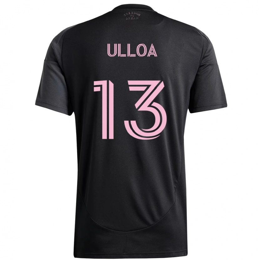Danxen Homem Camisola Víctor Ulloa #13 Preto Rosa Alternativa 2025/26 Camisa