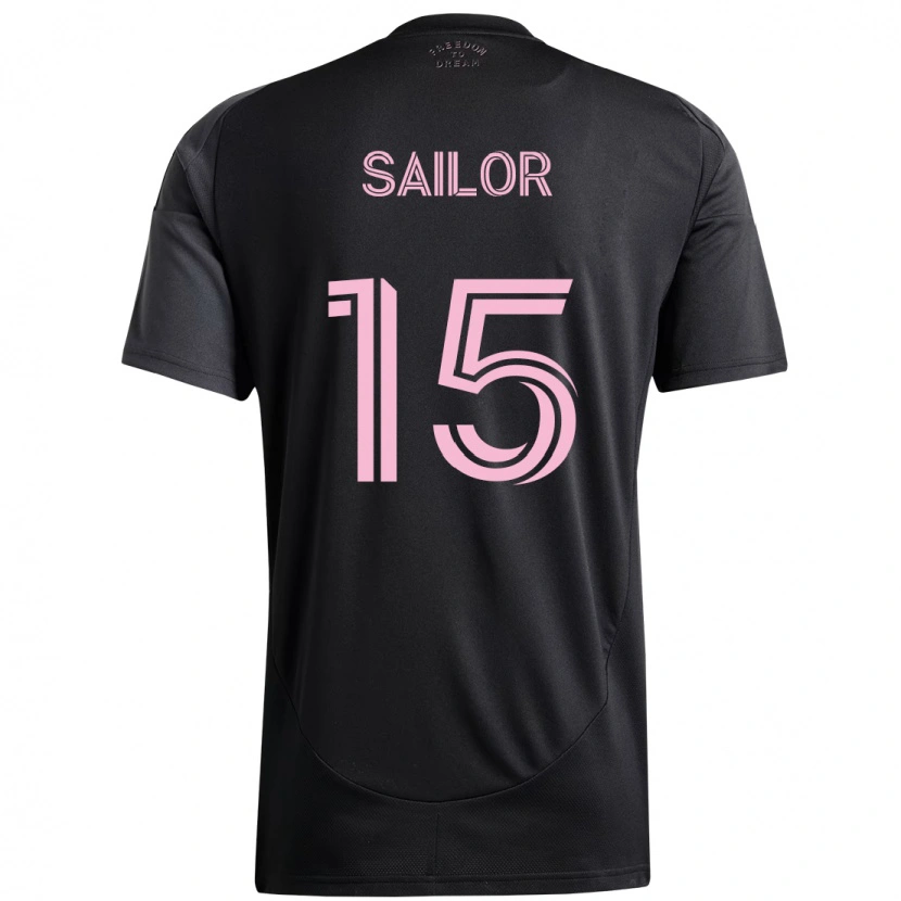 Danxen Homem Camisola Ryan Sailor #15 Preto Rosa Alternativa 2025/26 Camisa