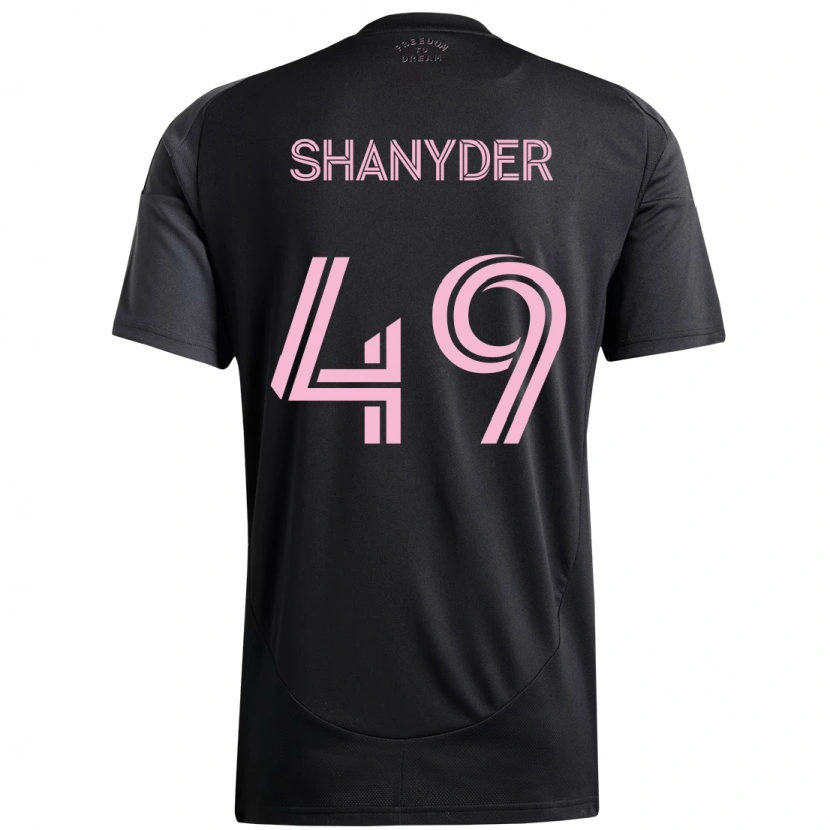 Danxen Homem Camisola Shanyder Borgelin #49 Preto Rosa Alternativa 2025/26 Camisa