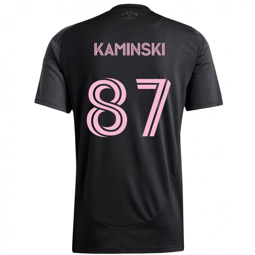 Danxen Homem Camisola Brett Kaminski #87 Preto Rosa Alternativa 2025/26 Camisa