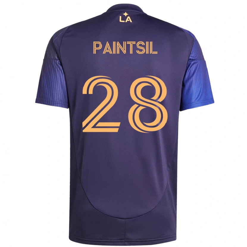 Danxen Homem Camisola Joseph Paintsil #28 Roxo Azul Alternativa 2025/26 Camisa