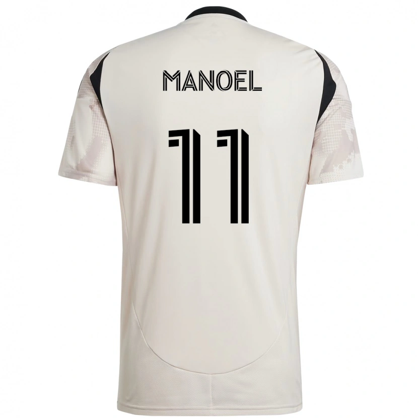 Danxen Homem Camisola Elias Manoel #11 Bege Preto Alternativa 2025/26 Camisa