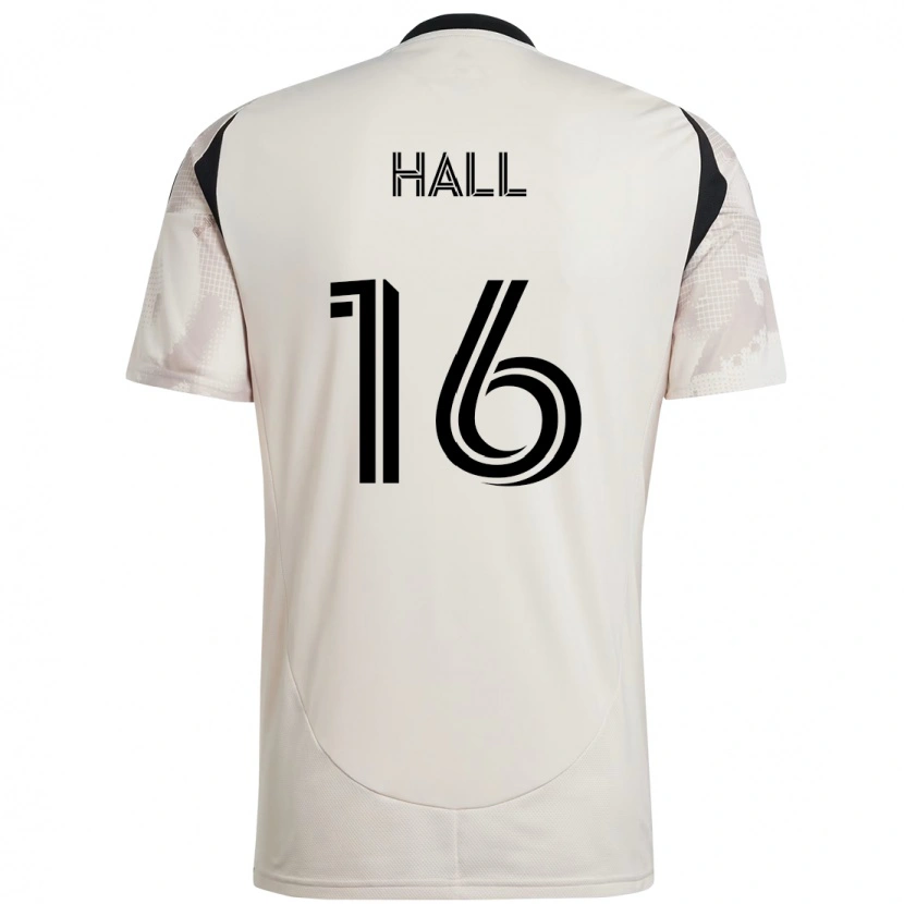 Danxen Homem Camisola Julian Hall #16 Bege Preto Alternativa 2025/26 Camisa