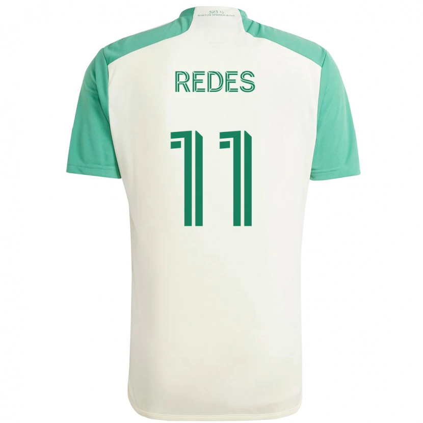 Danxen Homem Camisola Rodney Redes #11 Branco Verde Alternativa 2025/26 Camisa