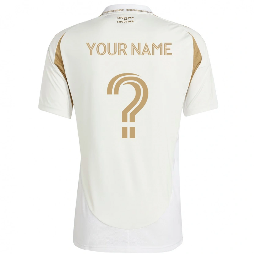 Danxen Homem Camisola Seu Nome #0 Branco Castanho Alternativa 2025/26 Camisa