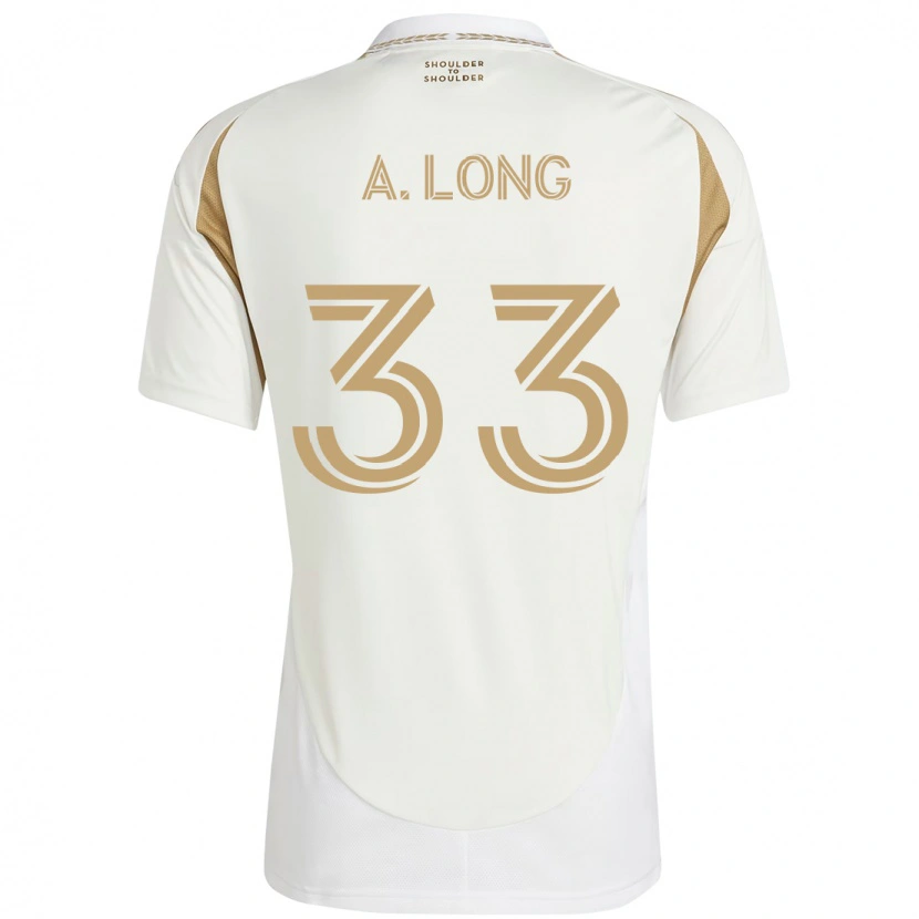 Danxen Homem Camisola Aaron Long #33 Branco Castanho Alternativa 2025/26 Camisa