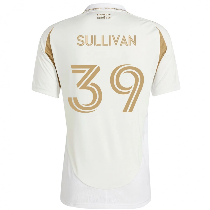 Danxen Homem Camisola Nicklaus Sullivan #39 Branco Castanho Alternativa 2025/26 Camisa