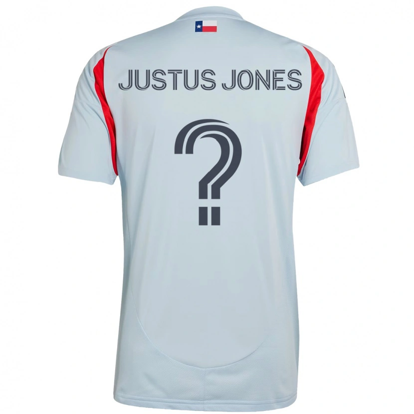 Danxen Homem Camisola Justus Jones #0 Azul Claro Vermelho Alternativa 2025/26 Camisa