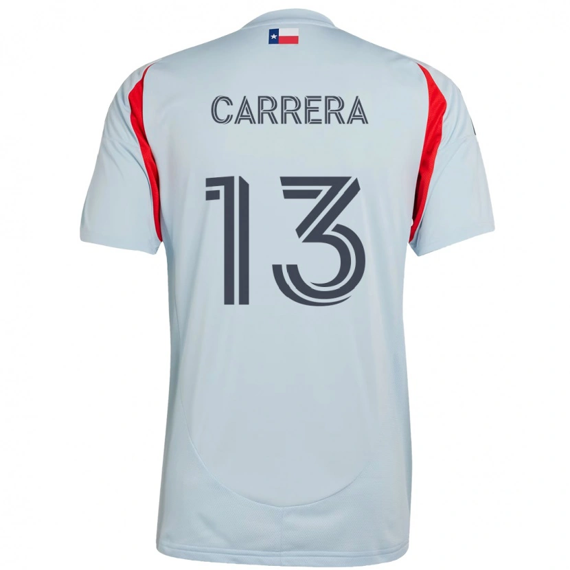 Danxen Homem Camisola Antonio Carrera #13 Azul Claro Vermelho Alternativa 2025/26 Camisa