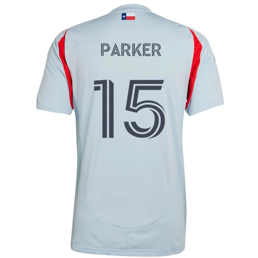 Danxen Homem Camisola Isaiah Parker #15 Azul Claro Vermelho Alternativa 2025/26 Camisa
