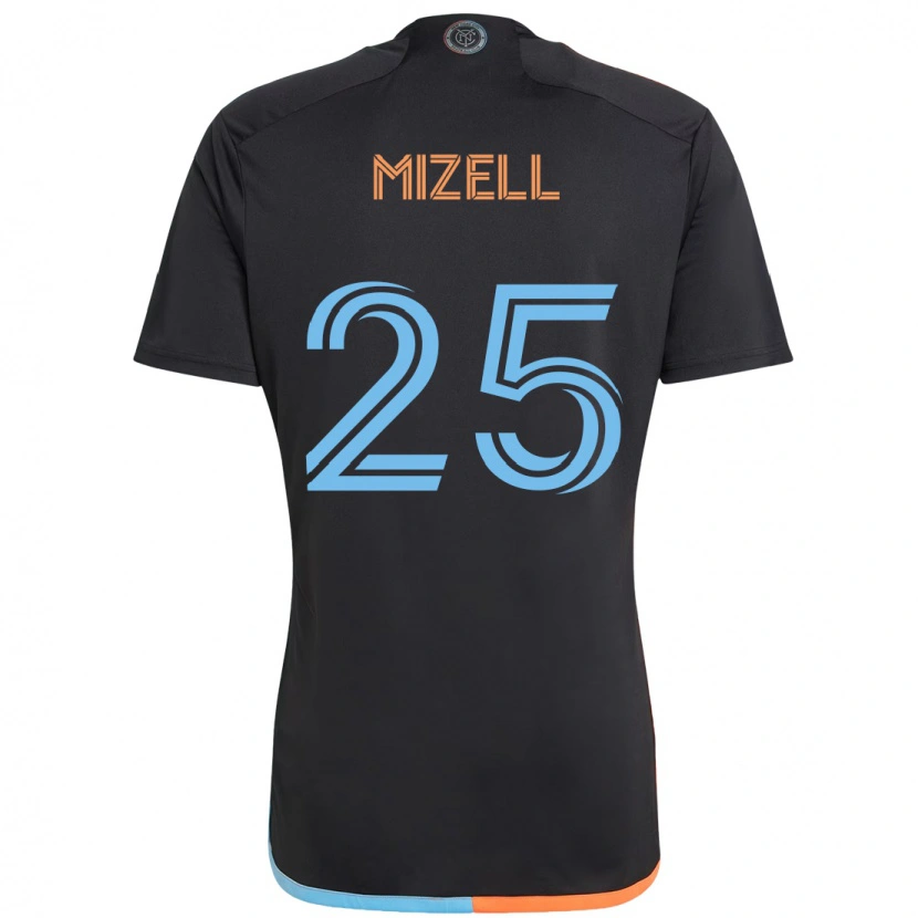 Danxen Homem Camisola Cody Mizell #25 Preto Azul Laranja Alternativa 2025/26 Camisa