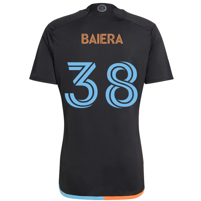 Danxen Homem Camisola Drew Baiera #38 Preto Azul Laranja Alternativa 2025/26 Camisa