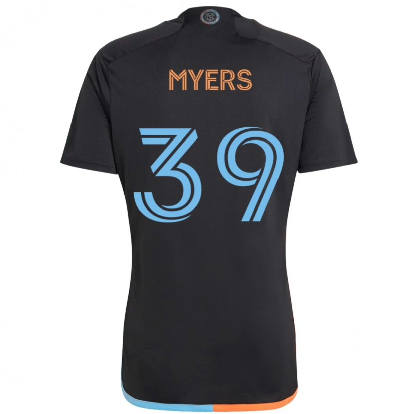 Danxen Homem Camisola Md Myers #39 Preto Azul Laranja Alternativa 2025/26 Camisa