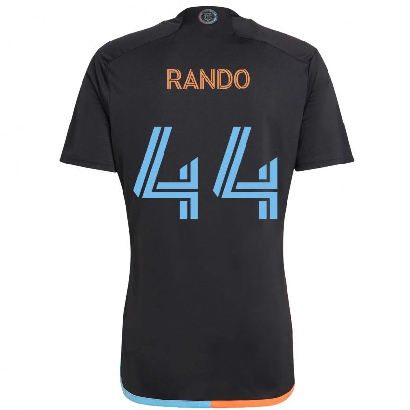 Danxen Homem Camisola Alex Rando #44 Preto Azul Laranja Alternativa 2025/26 Camisa