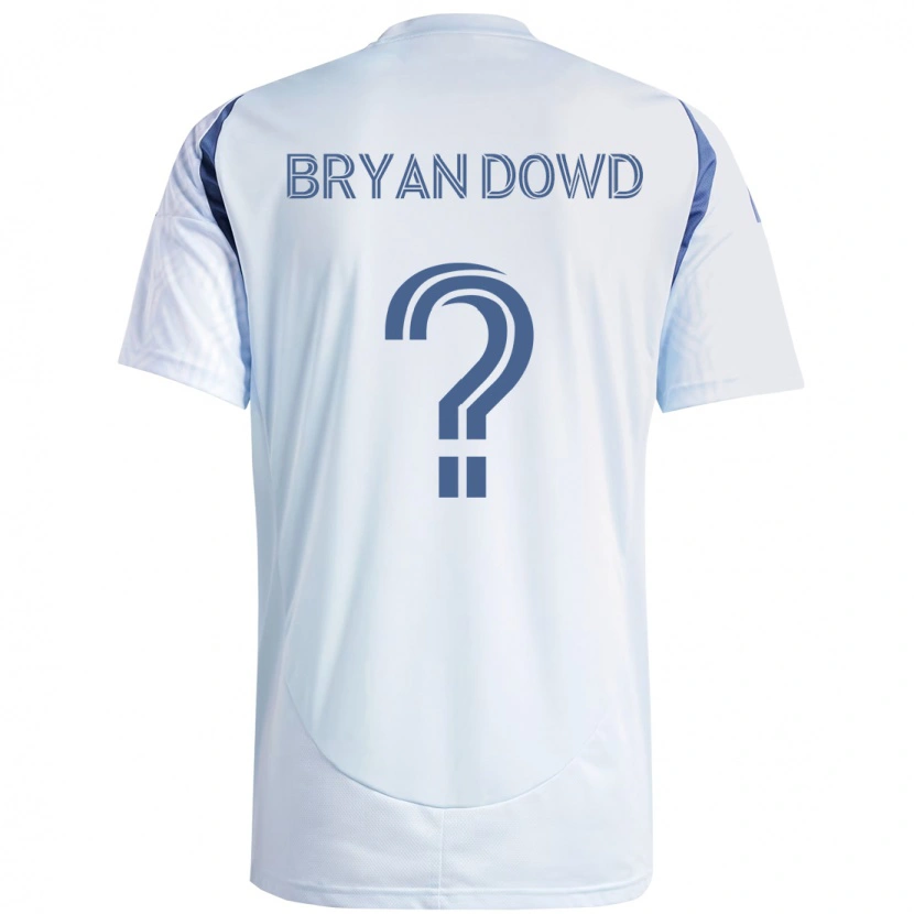 Danxen Homem Camisola Bryan Dowd #0 Azul Celeste Claro Azul Alternativa 2025/26 Camisa