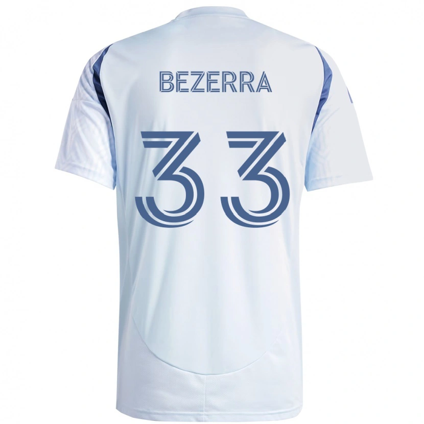 Danxen Homem Camisola Victor Bezerra #33 Azul Celeste Claro Azul Alternativa 2025/26 Camisa