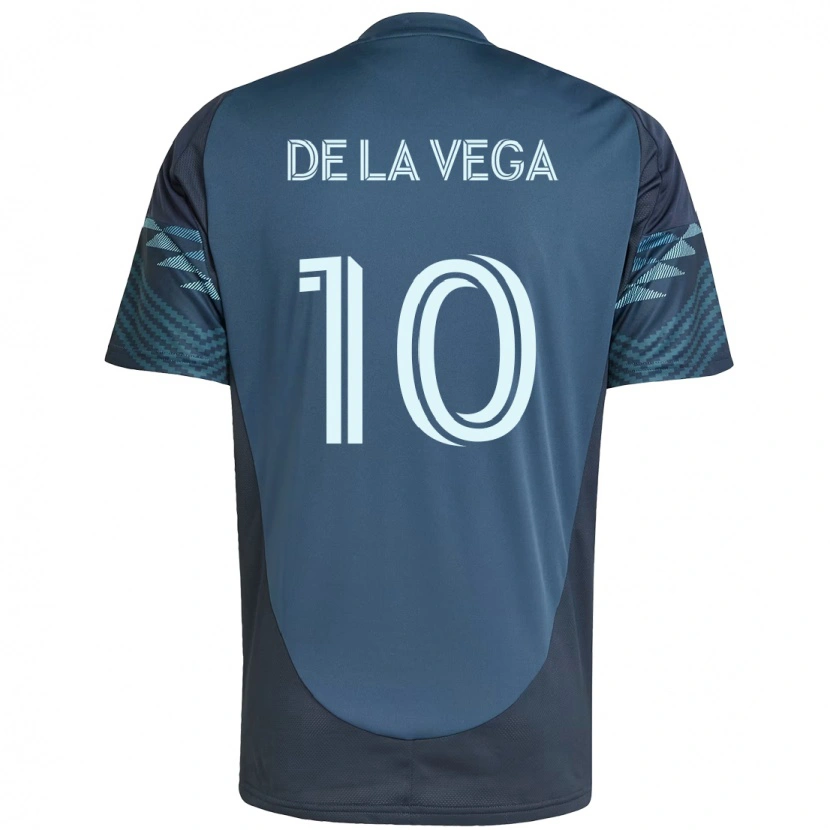 Danxen Homem Camisola Pedro De La Vega #10 Azul Claro Alternativa 2025/26 Camisa