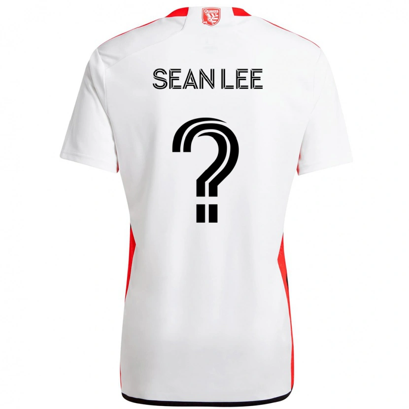 Danxen Homem Camisola Sean Lee #0 Branco Vermelho Alternativa 2025/26 Camisa