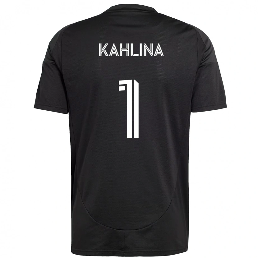 Danxen Homem Camisola Kristijan Kahlina #1 Preto Branco Alternativa 2025/26 Camisa
