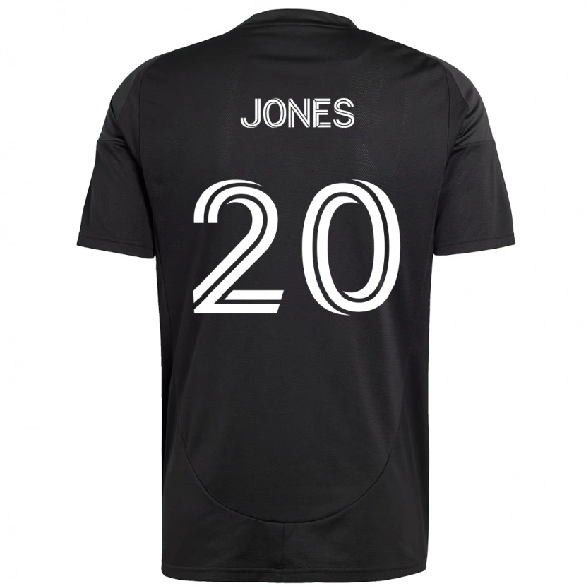 Danxen Homem Camisola Derrick Jones #20 Preto Branco Alternativa 2025/26 Camisa