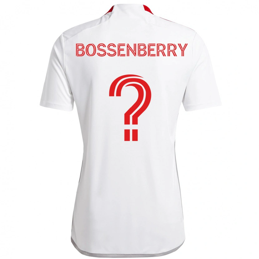Danxen Homem Camisola Antone Bossenberry #0 Branco Vermelho Alternativa 2025/26 Camisa