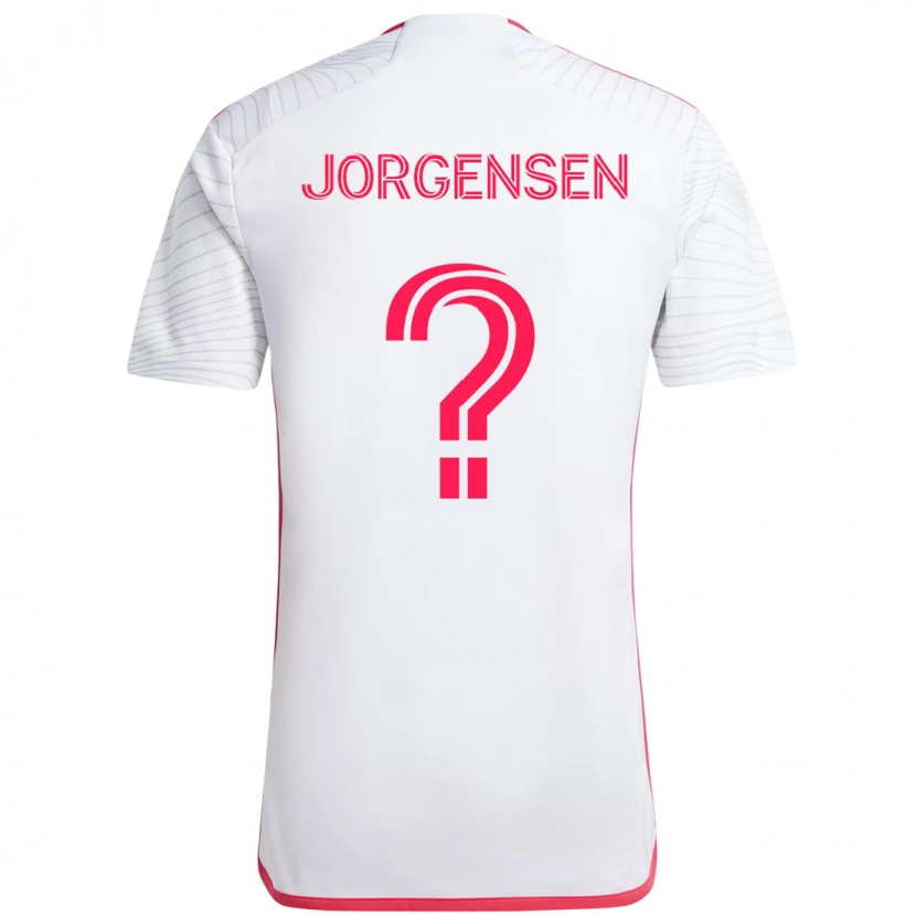 Danxen Homem Camisola Owen Jorgensen #0 Branco Magenta Alternativa 2025/26 Camisa