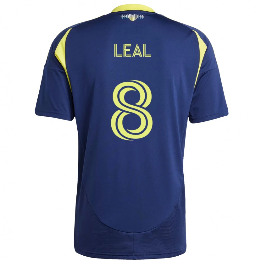 Danxen Homem Camisola Randall Leal #8 Azul Marinho Amarelo Alternativa 2025/26 Camisa