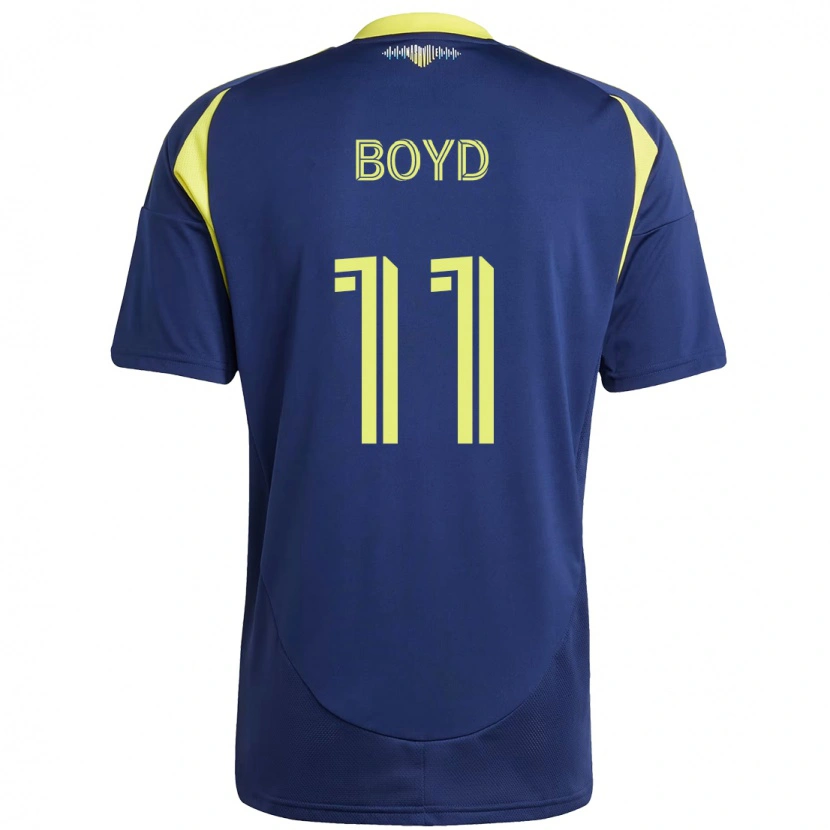 Danxen Homem Camisola Tyler Boyd #11 Azul Marinho Amarelo Alternativa 2025/26 Camisa