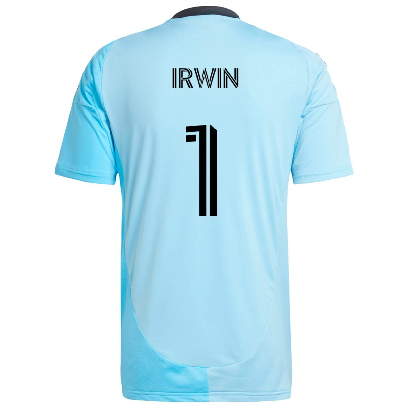 Danxen Homem Camisola Clint Irwin #1 Azul Celeste Alternativa 2025/26 Camisa