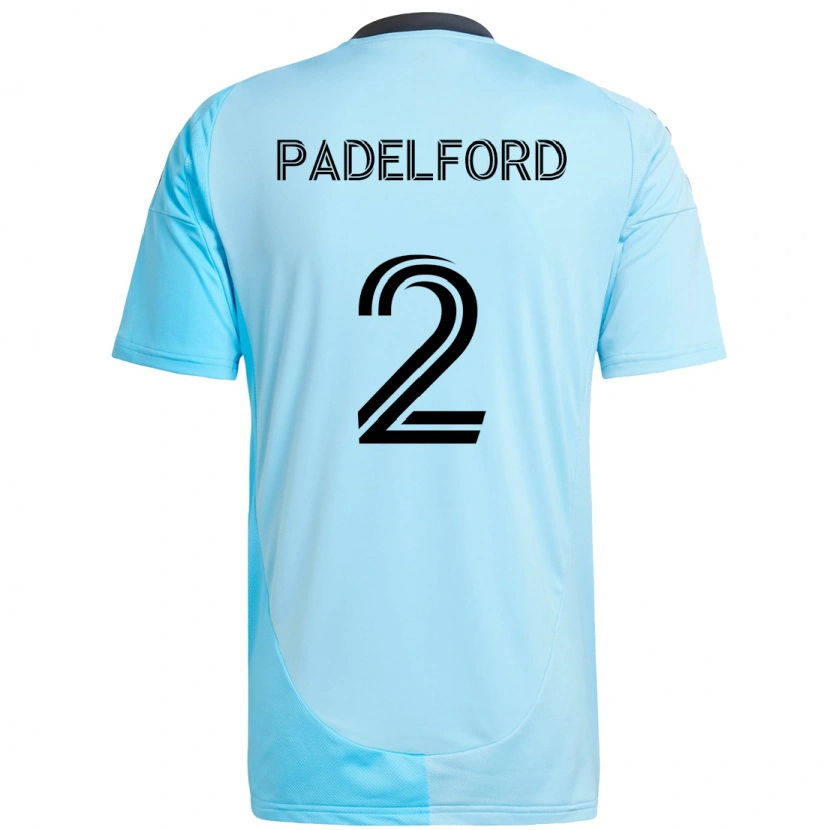 Danxen Homem Camisola Devin Padelford #2 Azul Celeste Alternativa 2025/26 Camisa