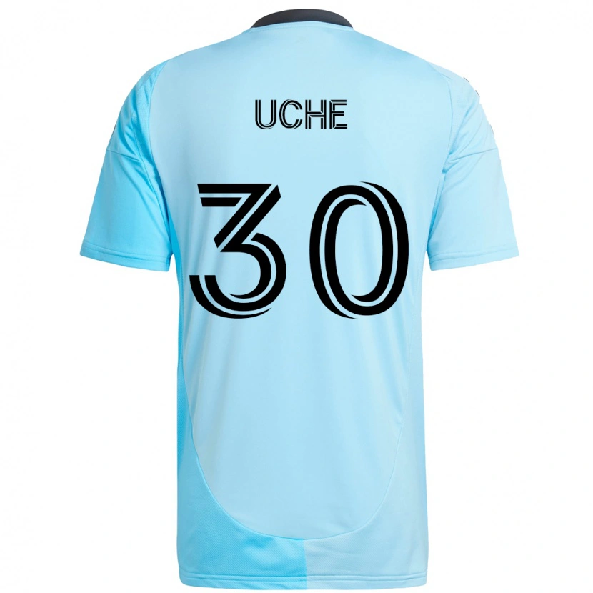 Danxen Homem Camisola Cc Uche #30 Azul Celeste Alternativa 2025/26 Camisa