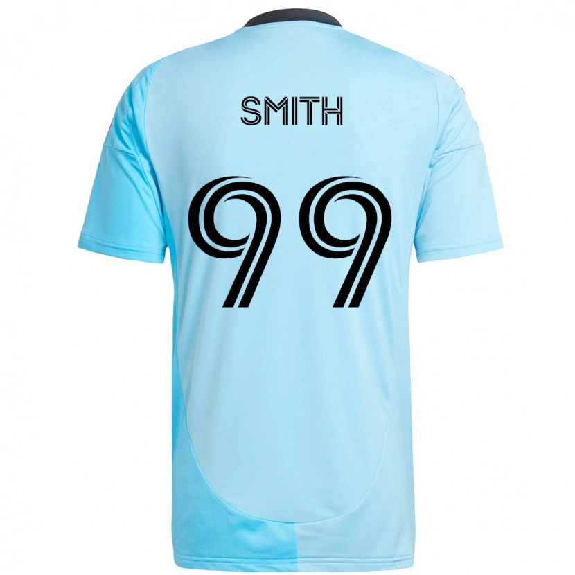 Danxen Homem Camisola Jordan Adebayo-Smith #99 Azul Celeste Alternativa 2025/26 Camisa