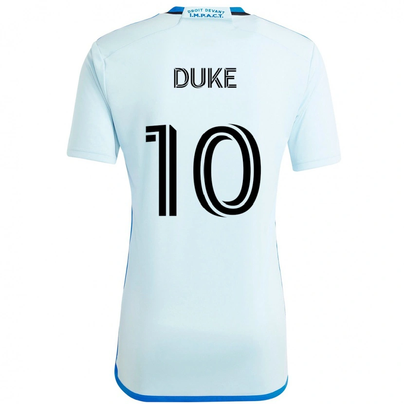 Danxen Homem Camisola Bryce Duke #10 Azul Celeste Azul Escuro Alternativa 2025/26 Camisa