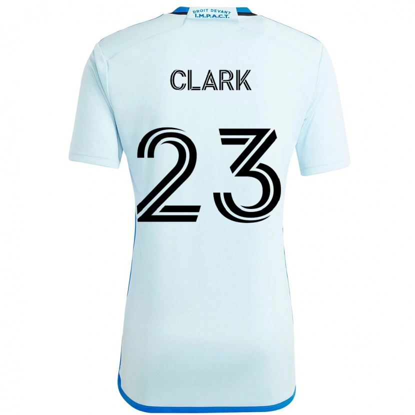 Danxen Homem Camisola Caden Clark #23 Azul Celeste Azul Escuro Alternativa 2025/26 Camisa
