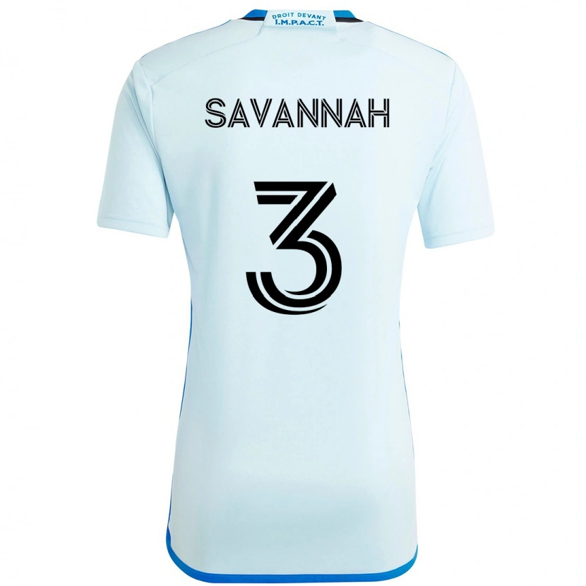 Danxen Homem Camisola Chenail Savannah #3 Azul Celeste Azul Escuro Alternativa 2025/26 Camisa