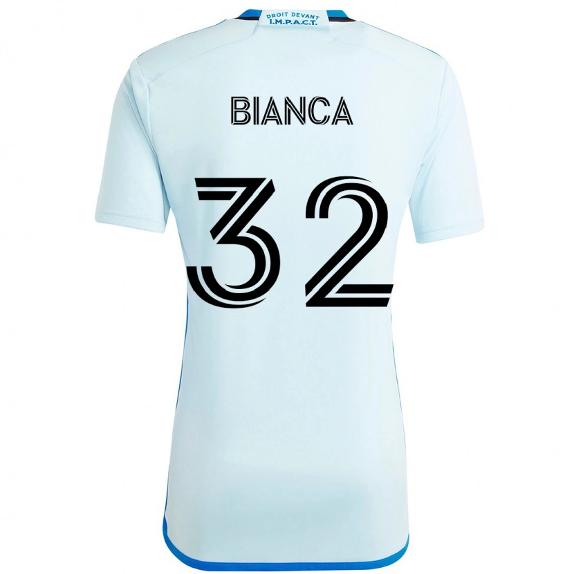 Danxen Homem Camisola Hanisch Bianca #32 Azul Celeste Azul Escuro Alternativa 2025/26 Camisa